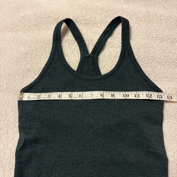 Lululemon Green Ebb To Street Tank Top Ribbed Racerback - Picture 5 of 12